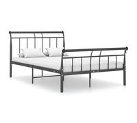 vidaXL Bed Frame Black Metal 120x200 cm Bedroom Furniture Bed Base Bedstead