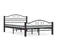 Bed Frame Black Metal 120x200 cm #7 GHB