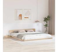 vidaXL Bed Frame Brown 180 x 200 cm Wood, Brown