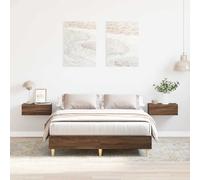 Bed Frame No Mattress Engineered Wood Bed Base Single Bed Double Bed vidaXL