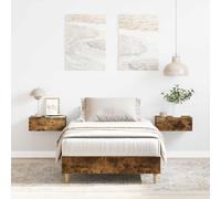 Bed Frame No Mattress Engineered Wood Bed Base Single Bed Double Bed vidaXL