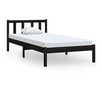 Bed Frame Home Bedstead Bed Base Mattress Foundation Solid Pinewood vidaXL