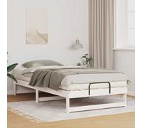 Bed Frame Solid Pine Wood Platform Bedroom Furniture Modern Simple Home vidaXL