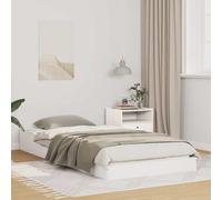 Bed Frame Solid Pine Wood Platform Bedroom Furniture Modern Wooden Base vidaXL