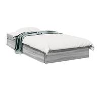 vidaXL Bed Frame with Drawers without Mattress Grey Sonoma 100x200 cm, Grey
