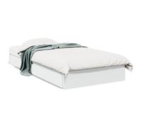 Vidaxl Bed Frame With Drawers Without Mattress White 90X200 Cm