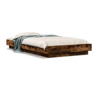 vidaXL Bed Frame with LED Lights, Bed Base for Bedroom, Mattress Foundation for