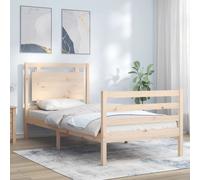 vidaXL Bed Frame without Mattress 100x200 cm Solid Wood