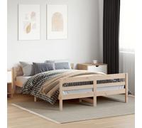 vidaXL Bed Frame without Mattress 120x200 cm Solid Wood Pine