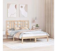 vidaXL Bed Frame without Mattress 135x190 cm Double Solid Wood