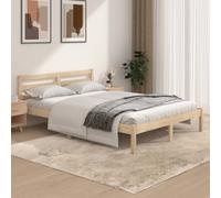 Solid Wood Pine Bed Frame Platform Bedstead Multi Colours Multi Sizes vidaXL