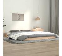 vidaXL Bed Frame without Mattress 140x190 cm Solid Wood Pine