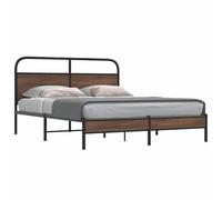 Metal Bed Frame without Mattress Bed Base Bedstead Mattress Foundation vidaXL