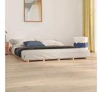 vidaXL Bed Frame 160x200 cm Solid Wood Pine UK NEW