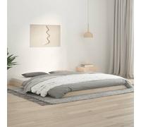 Vidaxl Bed Frame Without Mattress 180X200 Cm Super King Solid Wood Pine