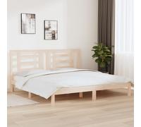vidaXL Bed Frame without Mattress 200x200 cm Solid Wood Pine