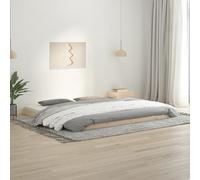 vidaXL Bed Frame without Mattress 200x200 cm Solid Wood Pine