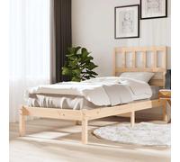 Bed Frame without Mattress 90x190 cm Single Single Solid Wood Pine