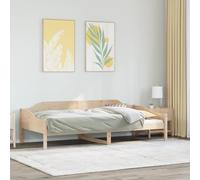 vidaXL Bed Frame without Mattress 90x190 cm Single Solid Wood Pine