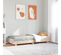 vidaXL Bed Frame without Mattress 90x190 cm Single Solid Wood Pine