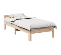 Family Bed Frame No Mattress Bedrom Bed Base Bedstead Solid Wood Pine vidaXL