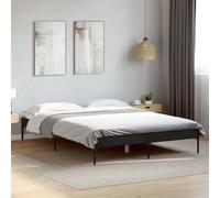 vidaXL Bed Frame without Mattress Black 120x190 cm Small Double