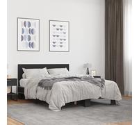 vidaXL Bed Frame without Mattress Black 120x200 cm
