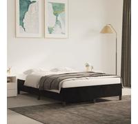 vidaXL Bed Frame without Mattress Black 135x190 cm Double Double Velvet