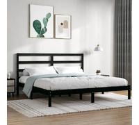 (black, 200 x 200 cm) vidaXL Solid Wood Pine Bed Frame Wooden Platform Bed Multi Colours Multi Sizes