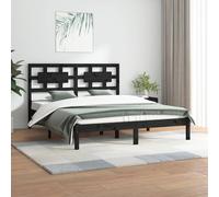 (black, 200 x 200 cm) vidaXL Solid Wood Pine Bed Frame Bedstead Platform Bed Multi Colours/Sizes