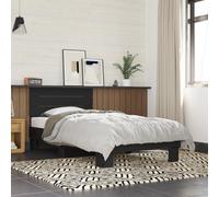 (black, 75 x 190 cm) vidaXL Bed Frame Mattress Foundation Home Bed Base Engineered Wood and Metal