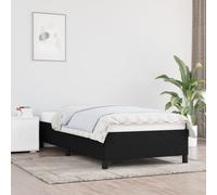 (black, 35 cm/ 3ft single) vidaXL Bed Frame Mattress Foundation Bedroom Upholstered Bed Bedstead Fabric