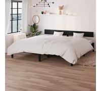 (black, 180 x 200 cm) vidaXL Solid Wood Pine Bed Frame Wooden Platform Bedstead Multi Colours/Sizes