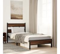 Metal Bed Frame without Mattress Bed Base Bedstead Entertainment Centre vidaXL