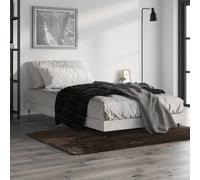 vidaXL Bed Frame without Mattress Concrete Grey 100x200 cm