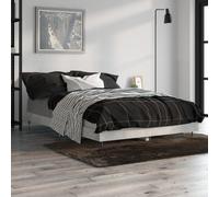 vidaXL Bed Frame without Mattress Concrete Grey 120x190 cm Small Double