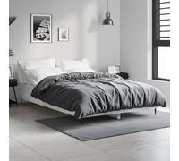 vidaXL Bed Frame without Mattress Concrete Grey 120x190 cm Small Double