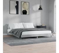 (concrete grey, 120 x 200 cm) vidaXL Bed Frame Bedroom Platform Bed Frame Bedstead Bed Base Engineered Wood