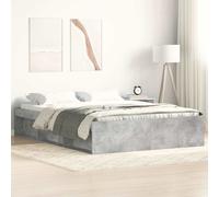 Bed Frame Bedroom Mattress Foundation Guest Room Bedstead Bed Base vidaXL