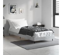 (concrete grey, 75 x 190 cm) vidaXL Bed Frame Bedroom Platform Bed Frame Bedstead Bed Base Engineered Wood