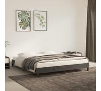 vidaXL Bed Frame without Mattress Dark Grey Super King Velvet