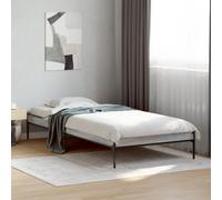 vidaXL Bed Frame Without Mattress Grey Sonoma 100X200 cm, Grey