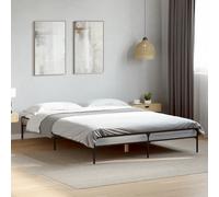 vidaXL Bed Frame without Mattress Grey Sonoma 120x200 cm