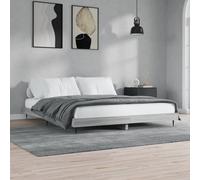 vidaXL Bed Frame without Mattress Grey Sonoma 160x200 cm Engineered Wood