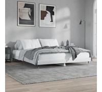 (high gloss white, 120 x 200 cm) vidaXL Bed Frame Bedroom Platform Bed Frame Bedstead Bed Base Engineered Wood
