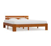 vidaXL Bed Frame Honey Brown Solid Pine Wood 180x200 cm 6FT Super King UK NEW