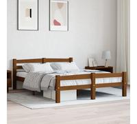 vidaXL Bed Frame Honey Brown 120x200 cm Wooden Bed frame Bed Base Furniture