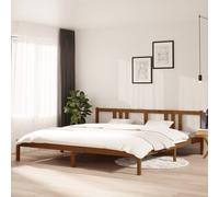 Solid Wood Bed Frame Wooden Platform Bed Multi Colours Multi Sizes vidaXL