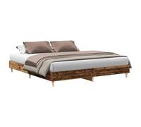 vidaXL Bed Frame without Mattress Old Wood 180x200cm Engineered Wood