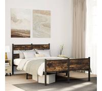 Metal Bed Frame without Mattress Bed Base Bedstead Entertainment Centre vidaXL